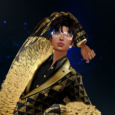 Male avatar wearing a gold suit