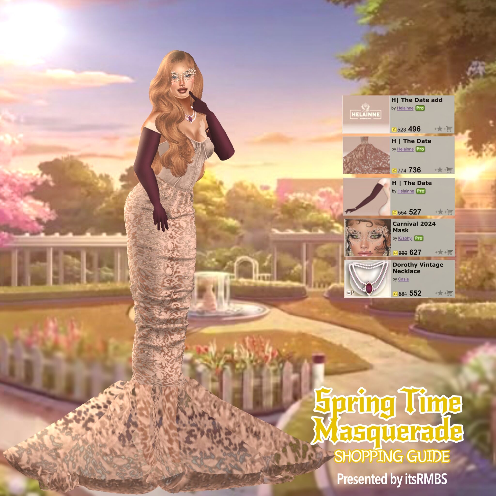 Springtime Masquerade Shopping Guide – IMVU Insider